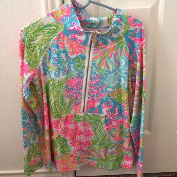 Lilly Pulitzer Tops - Lilly Pulitzer NWT Lover’s Coral Skipper Popover